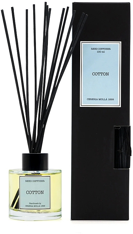 Dyfuzor zapachowy Cotton - Cereria Molla Cotton Reed Diffuser — Zdjęcie N1