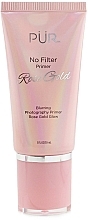 Kup Rozświetlająca baza pod makijaż - Pür No Filter Blurring Photography Primer Rose Gold Glow
