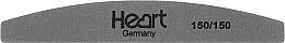 Kup Pilnik do paznokci, 150/150, ciemnoszary półksiężyc - Heart Germany Half Platinum Pro