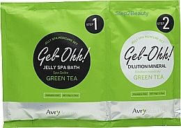 Spa do stóp - Avry Beauty Gel-Ohh Jelly Spa Green Tea — Zdjęcie N1