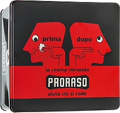 Zestaw do golenia dla mężczyzn - Proraso Classic Shaving Metal Red Primadopo (bsh/cr 100 ml + shv/cr 150 ml + ash/cr 100 ml) — Zdjęcie N3