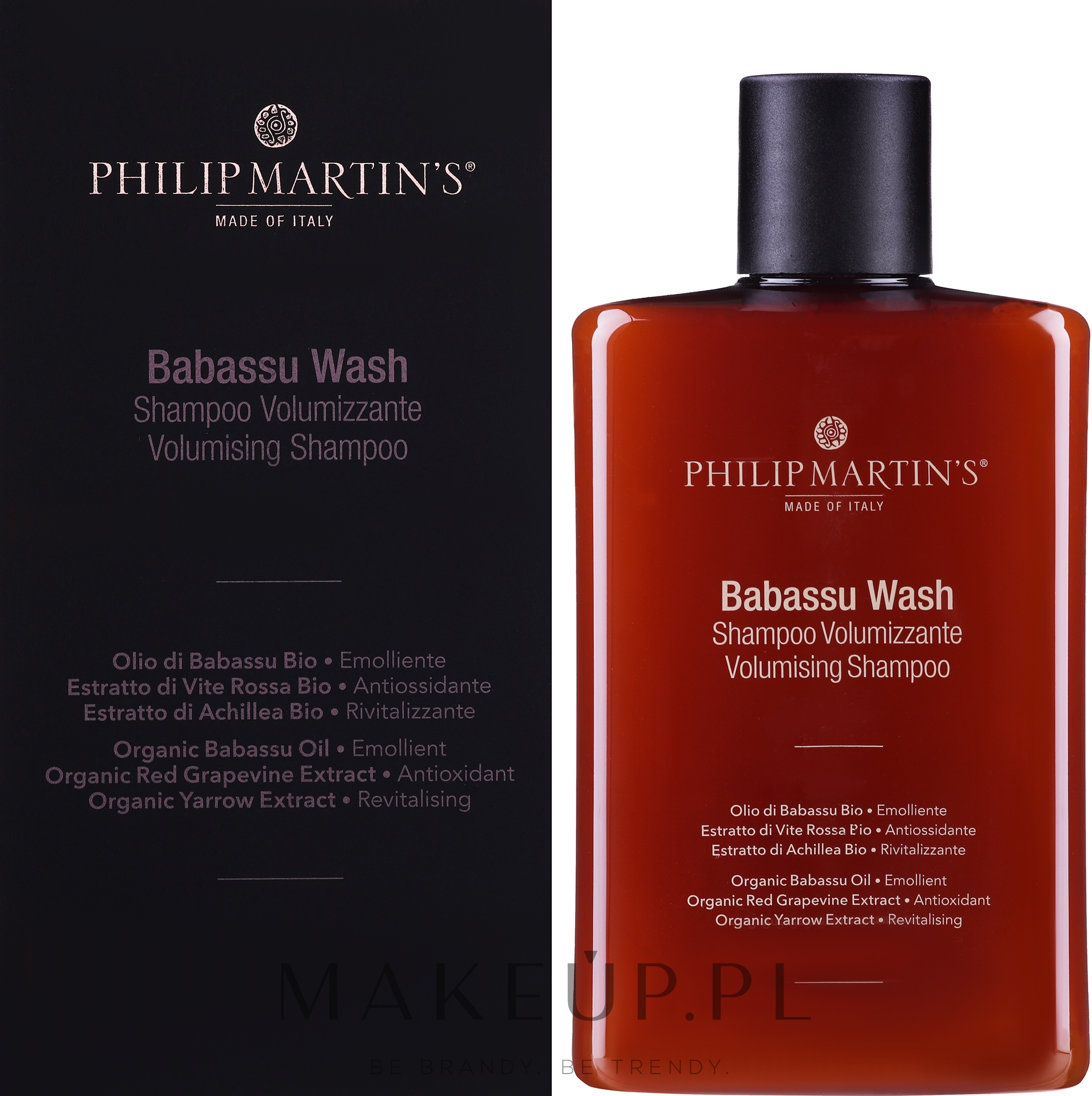 Szampon zwiększający objętość włosów - Philip Martin's Babassu Wash Volumizing Shampoo — Zdjęcie 320 ml