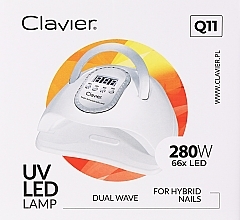 Lampa LED Q11, biała - Clavier UV LED Lamp — Zdjęcie N2