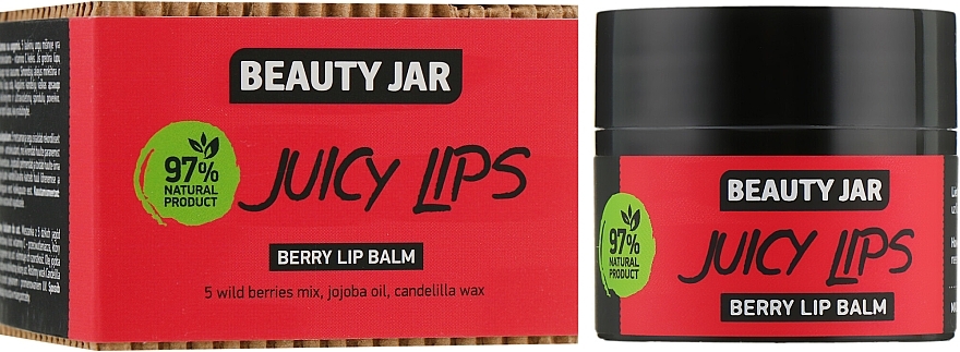 WYPRZEDAŻ Nawilżający balsam do ust - Beauty Jar Berry Lip Balm * — Zdjęcie N1