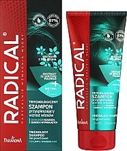 Trychologiczny szampon przyspieszający wzrost włosów - Farmona Radical Trichology Shampoo — Zdjęcie N2