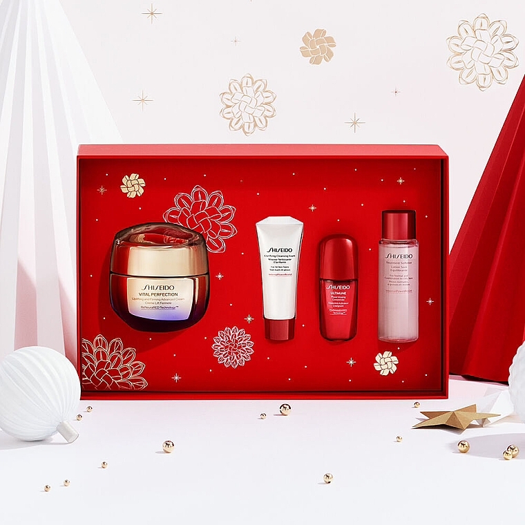 Zestaw, 5 produktów - Shiseido Vital Perfection & Ginza Night Eau de Parfum Intense Holiday Kit — Zdjęcie N4