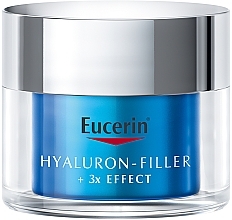 Booster nawilżenia na noc na pierwsze zmarszczki - Eucerin Hyaluron-Filler  x3 Effect Moisture Booster Night — Zdjęcie N1