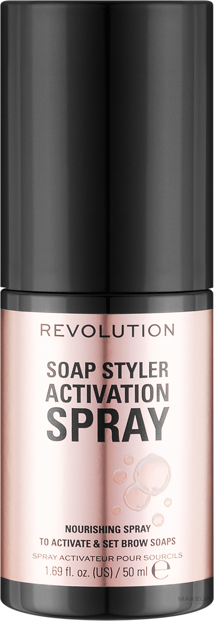 Spray-aktywator do stylizacji brwi - Makeup Revolution Soap Styler Activating Spray  — Zdjęcie 50 ml