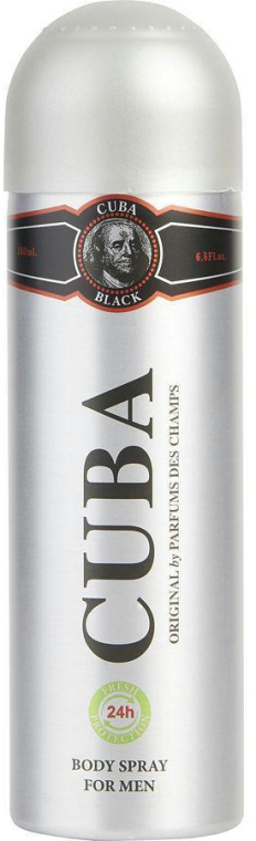 Cuba Black - Perfumowany dezodorant-antyperspirant w sprayu — Zdjęcie N1
