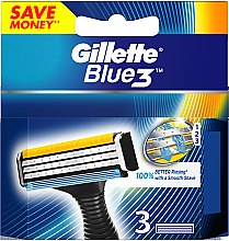 Wymienne wkłady do maszynki, 3 szt. - Gillette Blue3 — Zdjęcie N1