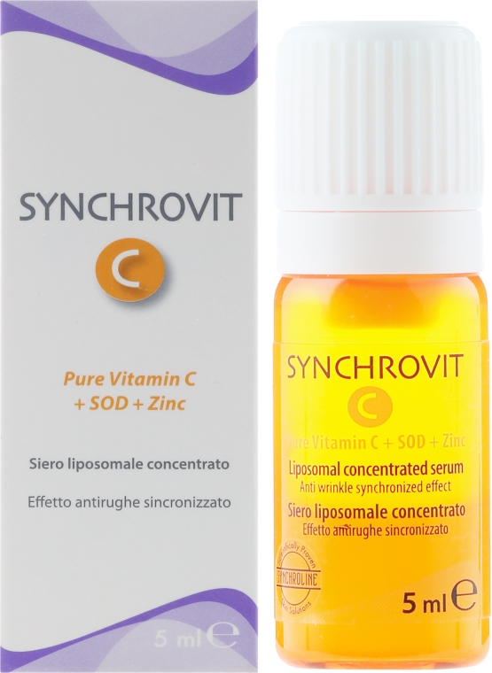 Liposomalne serum przeciw starzeniu się skóry - Synchroline Synchrovit C Serum — Zdjęcie N1