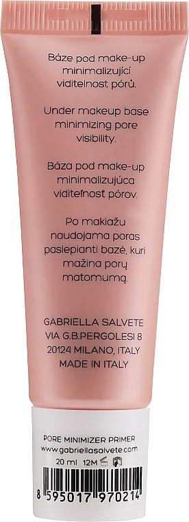 Baza pod makijaż minimalizująca widoczność porów - Gabriella Salvete Pore Minimizer Skin Primer — Zdjęcie N2
