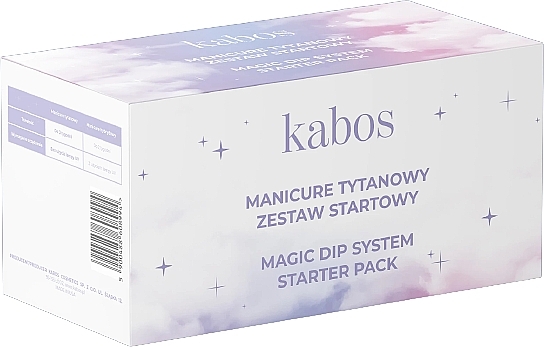Zestaw, 11 produktów - Kabos Magic Dip System Pink Set — Zdjęcie N1