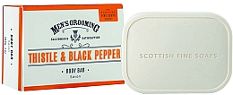 Kup Mydło do ciała Oset i czarny pieprz dla mężczyzn - Scottish Fine Soaps Men's Thistle & Black Pepper Body Bar