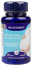 Kup Kwas foliowy z witaminą D w tabletkach - Holland & Barrett Folic Acid 400mcg with Vitamin D 10mcg
