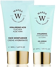 Zestaw - Warda Skin Hydration Boost Hyaluronic Acid (f/cr/30ml + gel/serum/30ml) — Zdjęcie N1