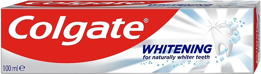 Wybielająca pasta do zębów - Colgate Whitening Fluoride And Calcium — Zdjęcie N3
