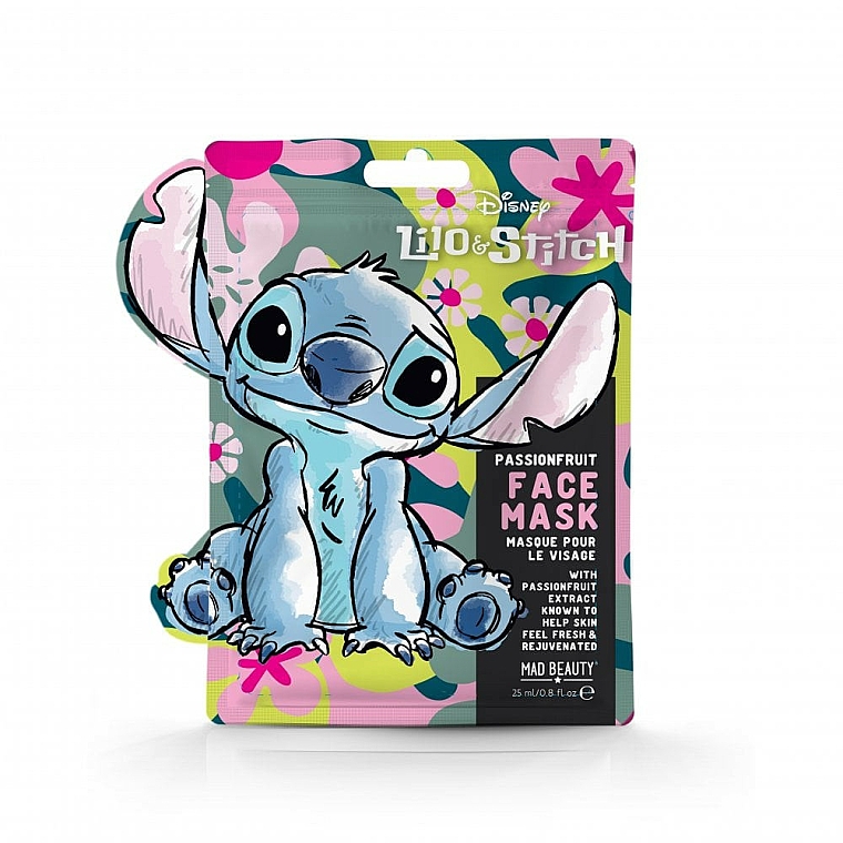 Nawilżająca maseczka do twarzy Marakuja - Mad Beauty Disney Lilo & Stitch Face Mask — Zdjęcie N1