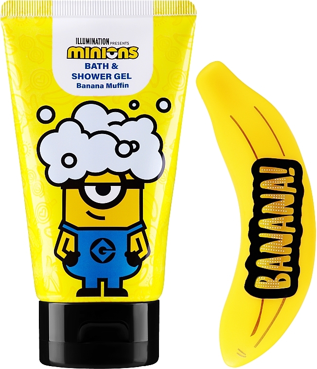 Zestaw - EP Line Minions Bath Set (sh/gel/150ml + squirter) — Zdjęcie N2