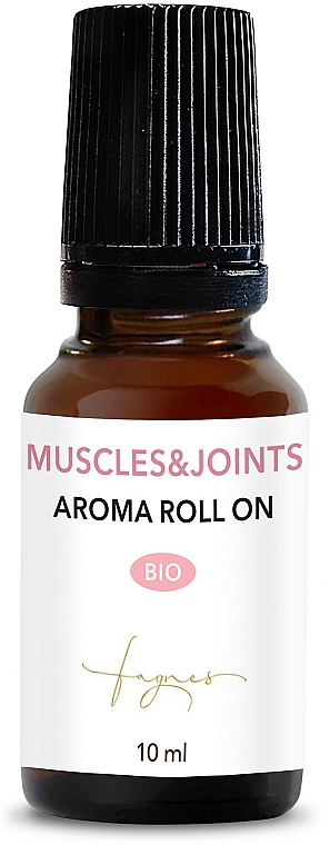 Mieszanka olejków eterycznych na ból i obrzęki, roll-on - Fagnes Aromatherapy Bio Muscle & Joint Aroma Roll On — Zdjęcie N1