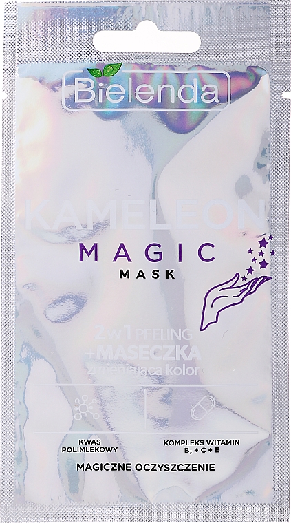 Oczyszczający peeling i maseczka 2 w 1 do twarzy - Kameleon Magic Mask-Peeling 2 In 1 — Zdjęcie N1