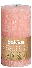 Kup Świeca cylindryczna, różowa, 130x68 mm - Bolsius