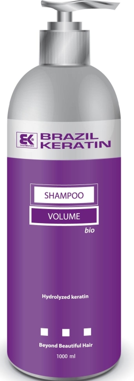 Szampon dodający włosom objętości - Brazil Keratin Bio Volume Shampoo — Zdjęcie N6