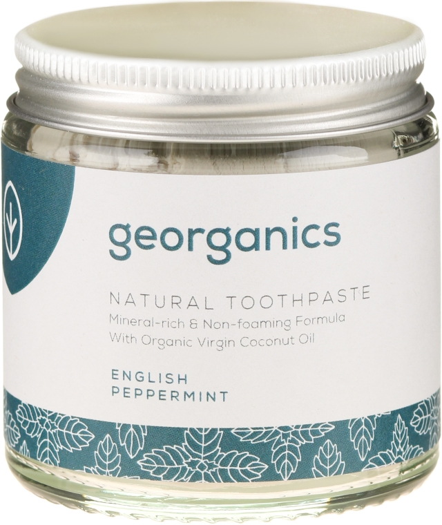 Naturalna pasta do zębów - Georganics English Peppermint Natural Toothpaste — Zdjęcie N4