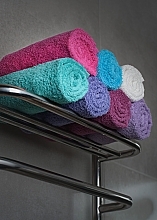 Zestaw ręczników do twarzy, biały i fioletowy Twins - MAKEUP Face Towel Set Purple + White — Zdjęcie N4