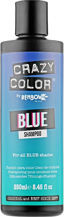 Szampon dla wszystkich odcieni niebieskiego - Crazy Color Vibrant Blue Shampoo — Zdjęcie N1