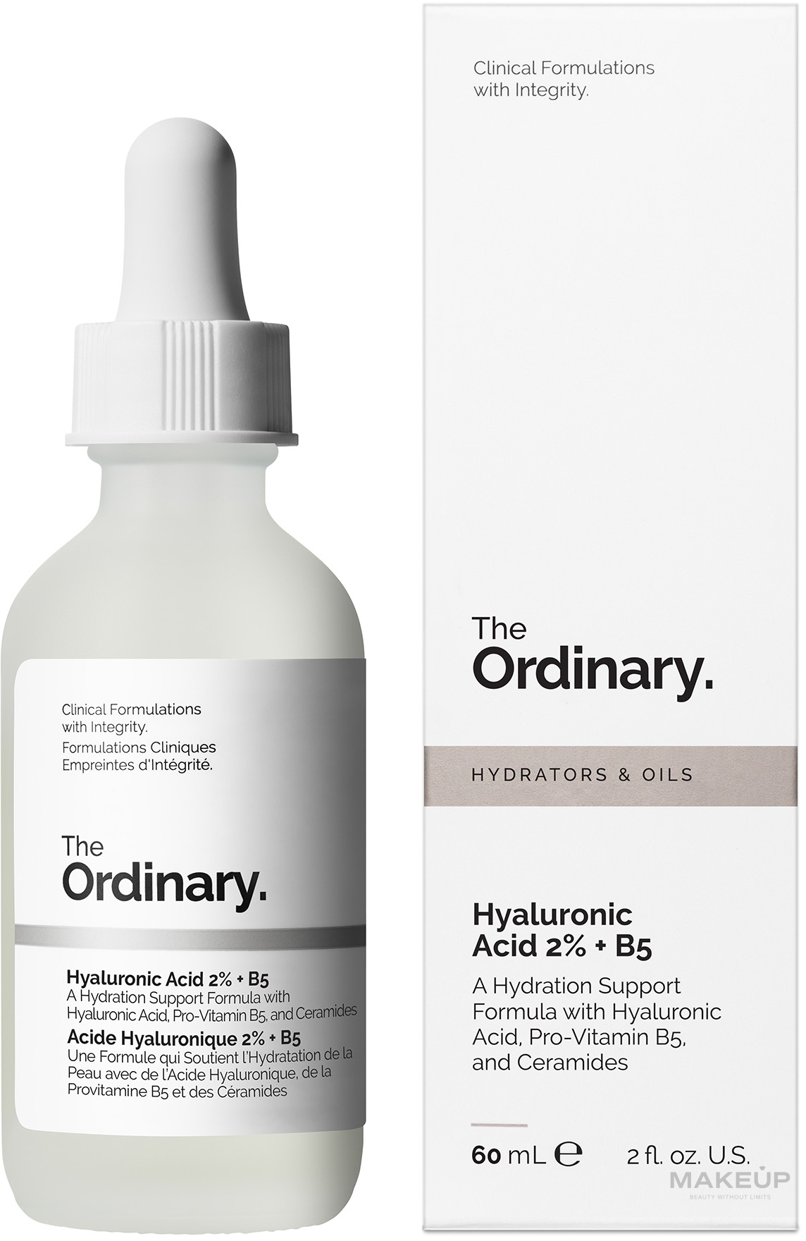 The Ordinary Hyaluronic Acid 2% - Serum z kwasem hialuronowym 2% + B5 — Zdjęcie 60 ml