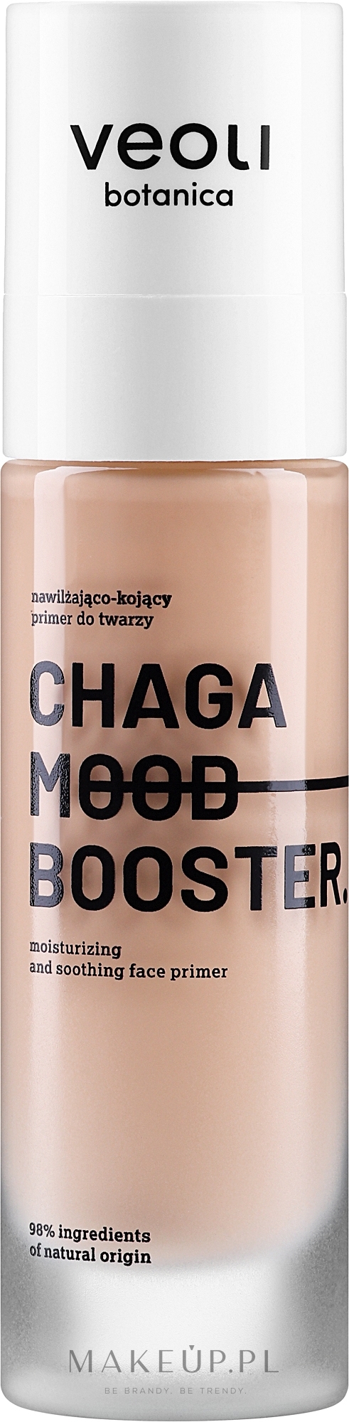 Nawilżająco-łagodzący podkład do twarzy - Veoli Botanica Chaga Mood Booster — Zdjęcie 30 ml