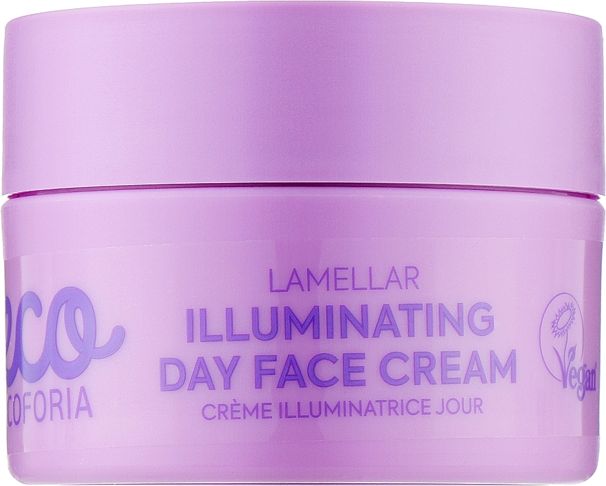 Krem do twarzy na dzień - Ecoforia Lavender Clouds Lamellar Illuminating Day Face Cream — Zdjęcie N1