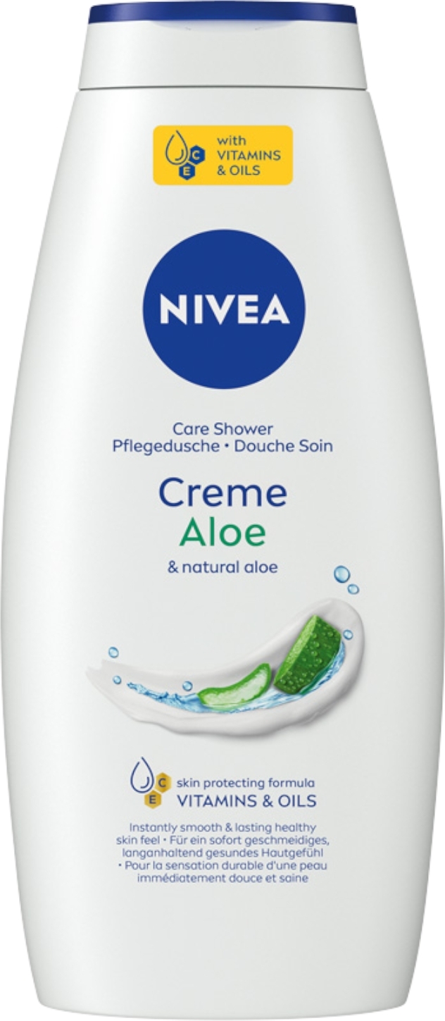 Aloesowy żel pod prysznic - NIVEA Care Shower Cream Natural Aloe Vera — Zdjęcie 750 ml