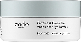 Kup Antyoksydacyjne płatki pod oczy z kofeiną i zieloną herbatą - Ondo Beauty 36.5 Caffeine & Green Tea Antioxidant Eye Patches