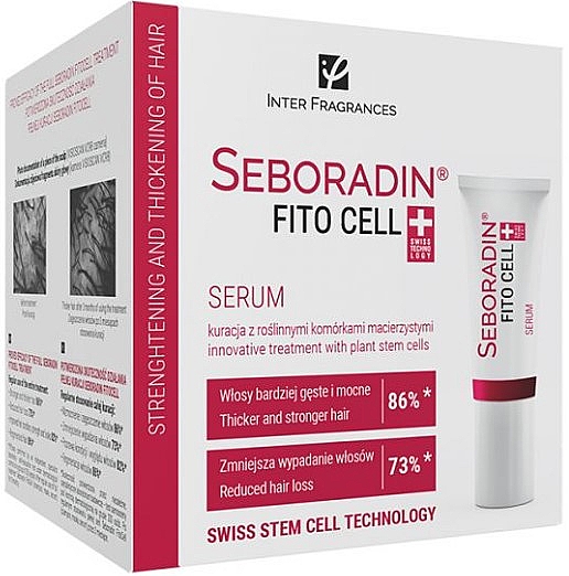 Serum wzmacniające do włosów z komórkami macierzystymi - Seboradin FitoCell Serum — Zdjęcie N1