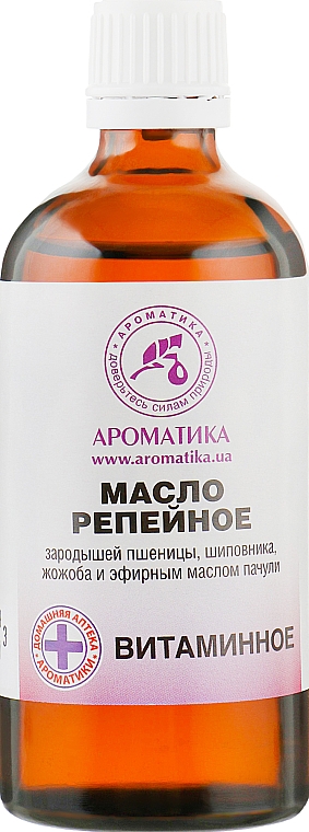 Witaminowy olejek łopianowy do włosów - Aromatika — Zdjęcie N2