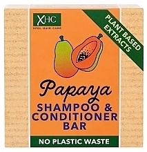 Kup Stały szampon-odżywka - Xpel Marketing Ltd Papaya Shampoo & Conditioner Bar