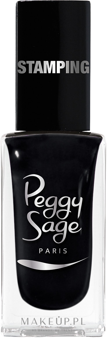 Lakier do paznokci - Peggy Sage Nail Lacquer Stamping — Zdjęcie Black