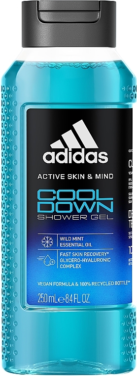 Żel pod prysznic - Adidas Active Skin & Mind Cool Down Shower Gel — Zdjęcie N1