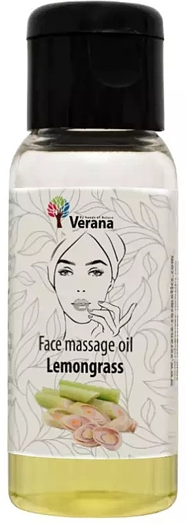 Olejek do masażu twarzy Trawa Cytrynowa - Verana Face Massage Oil Lemongrass — Zdjęcie N1