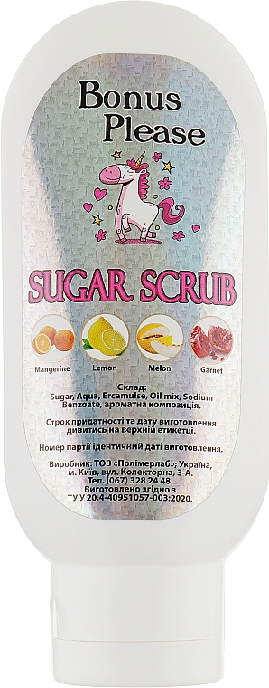 Peeling cukrowy Granat - Bonus Please Sugar Scrub Garnet — Zdjęcie N1