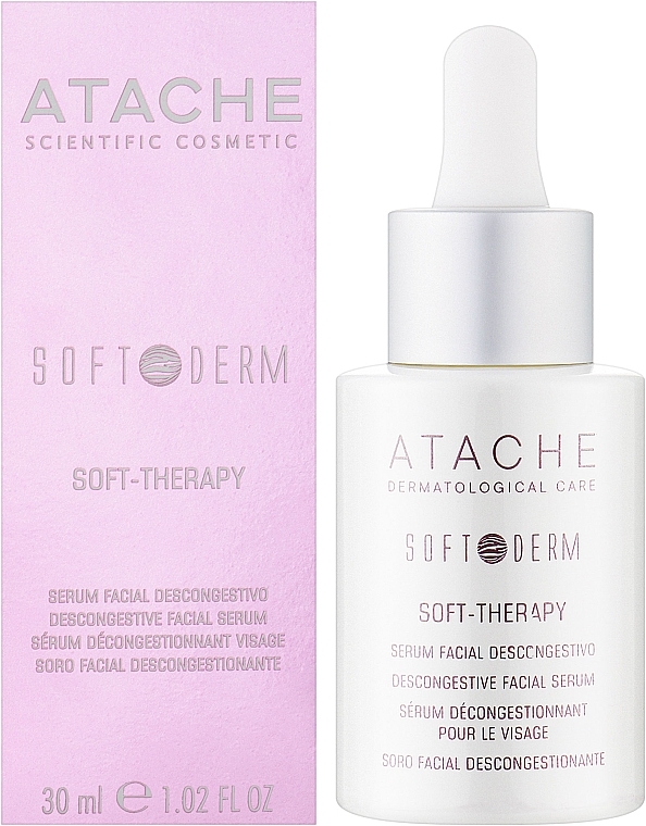 Nawilżające serum do twarzy na noc - Atache Soft Soft-Therapy Serum — Zdjęcie N2