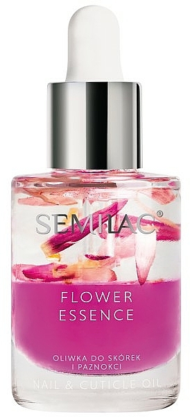 Oliwka do skórek i paznokci - Semilac Flower Essence Pink Power