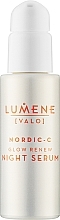 Rozświetlające serum do twarzy na noc - Lumene Valo Nordic-C Glow Renew Night Serum — Zdjęcie N1