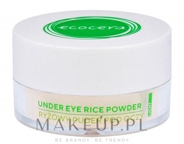 Ryżowy puder pod oczy - Ecocera Under Eye Rice Powder  — Zdjęcie Light