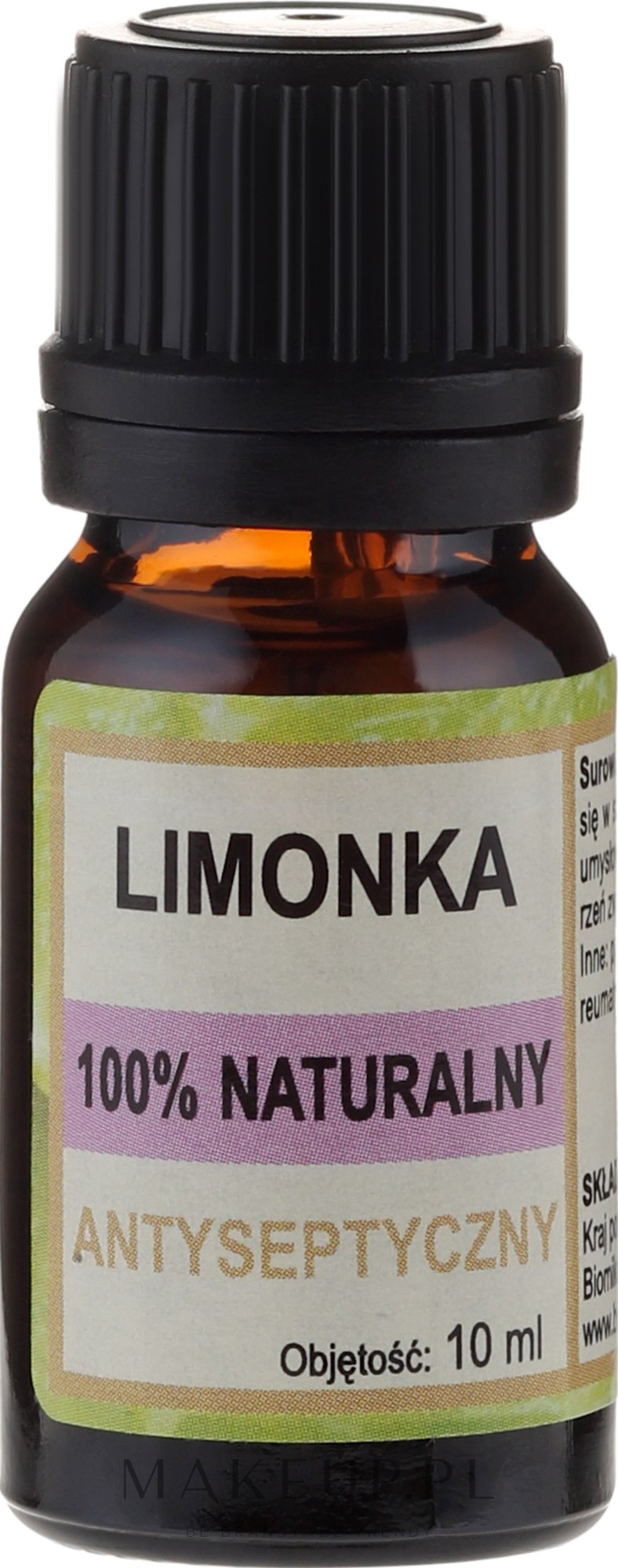 Naturalny olejek limonkowy - Biomika Lime Oil — Zdjęcie 10 ml