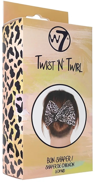 Klips do upięć, lampart - W7 Twist 'N' Twirl Bun Shaper Leopard — Zdjęcie N4