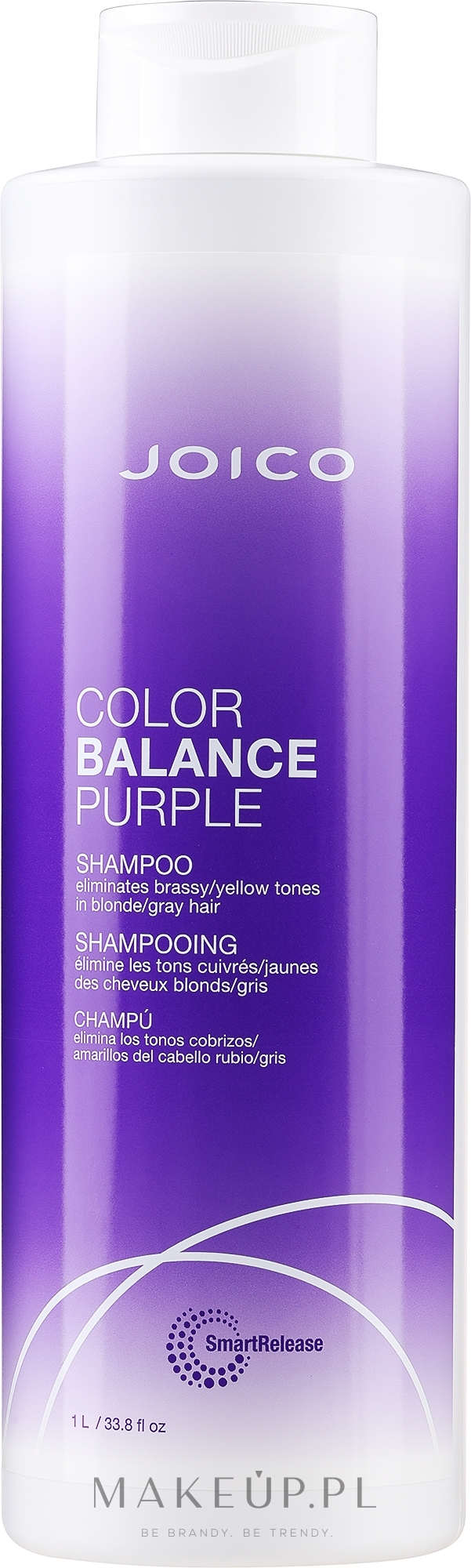 Szampon eliminujący żółte tony do włosów blond i siwych - Joico Color Balance Purple Shampoo — Zdjęcie 1000 ml