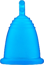 Kubeczek menstruacyjny, rozmiar M, niebieski - MeLuna Classic Menstrual Cup  — Zdjęcie N2